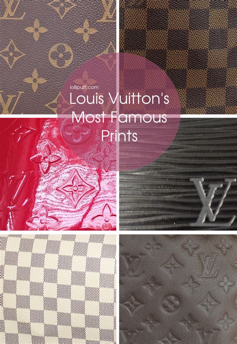 louis vuitton prints and materials.